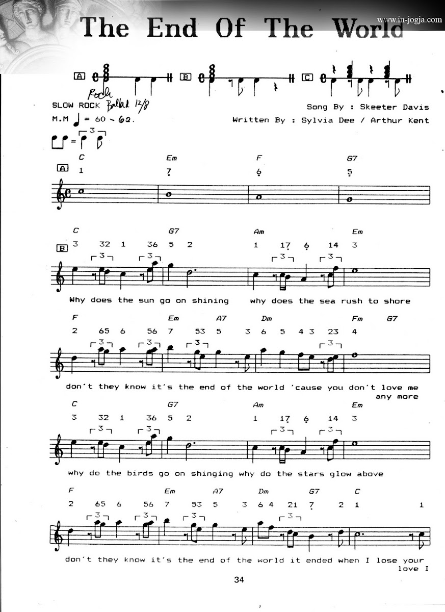 Skeeter Davis The End Of The World Lyrics